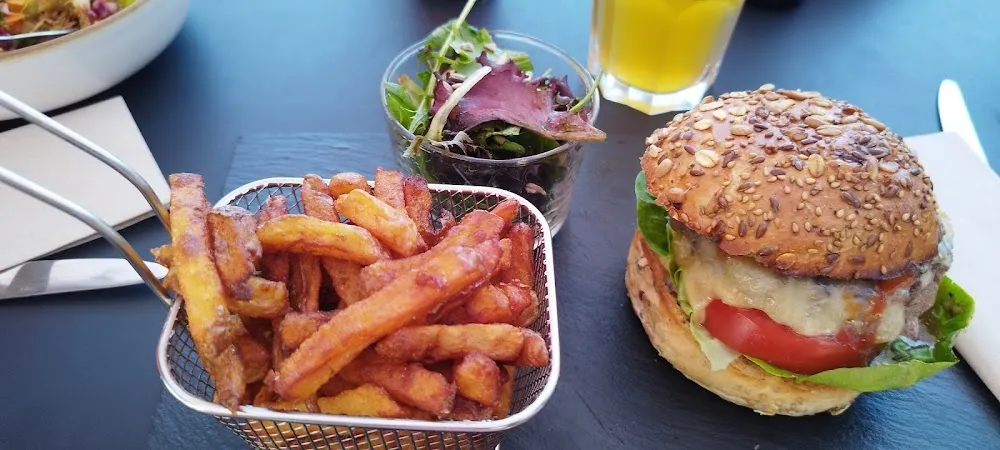 Burger Et Frites Fraîches