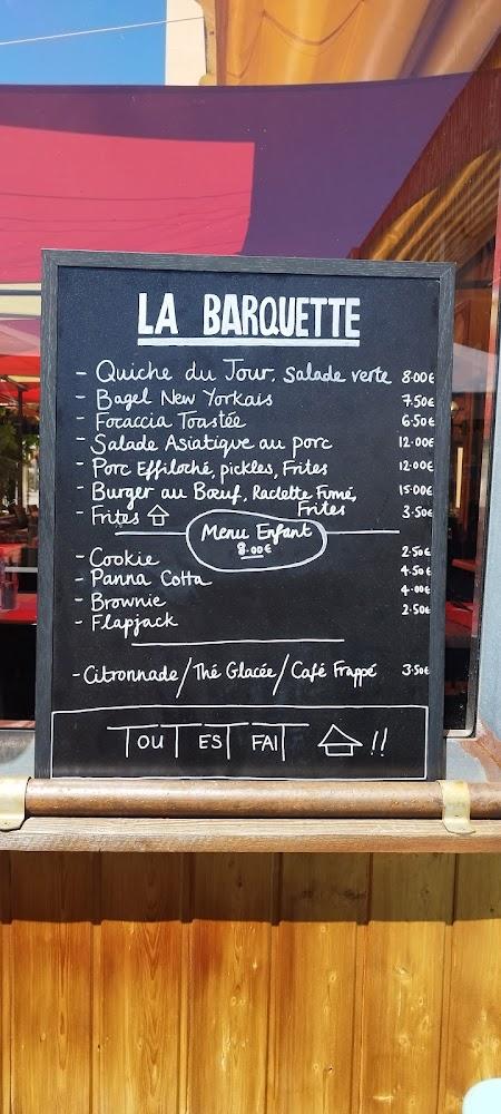 La Barquette - Menu Image 1